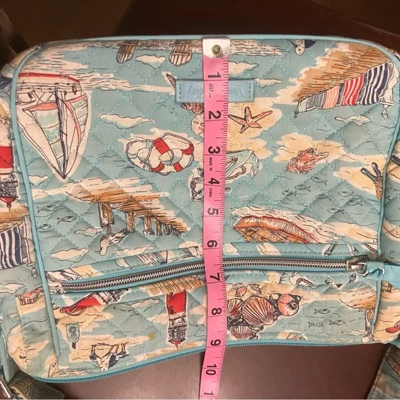 Vera Bradley Exclusive Iconic On the Go Crossbody in Beach Toile like new - Picture 13 of 13
